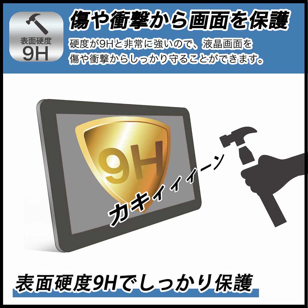 LNMBBS M101 保護フィルム 向けの 【9H高硬度 反射低減】 ブルーライト