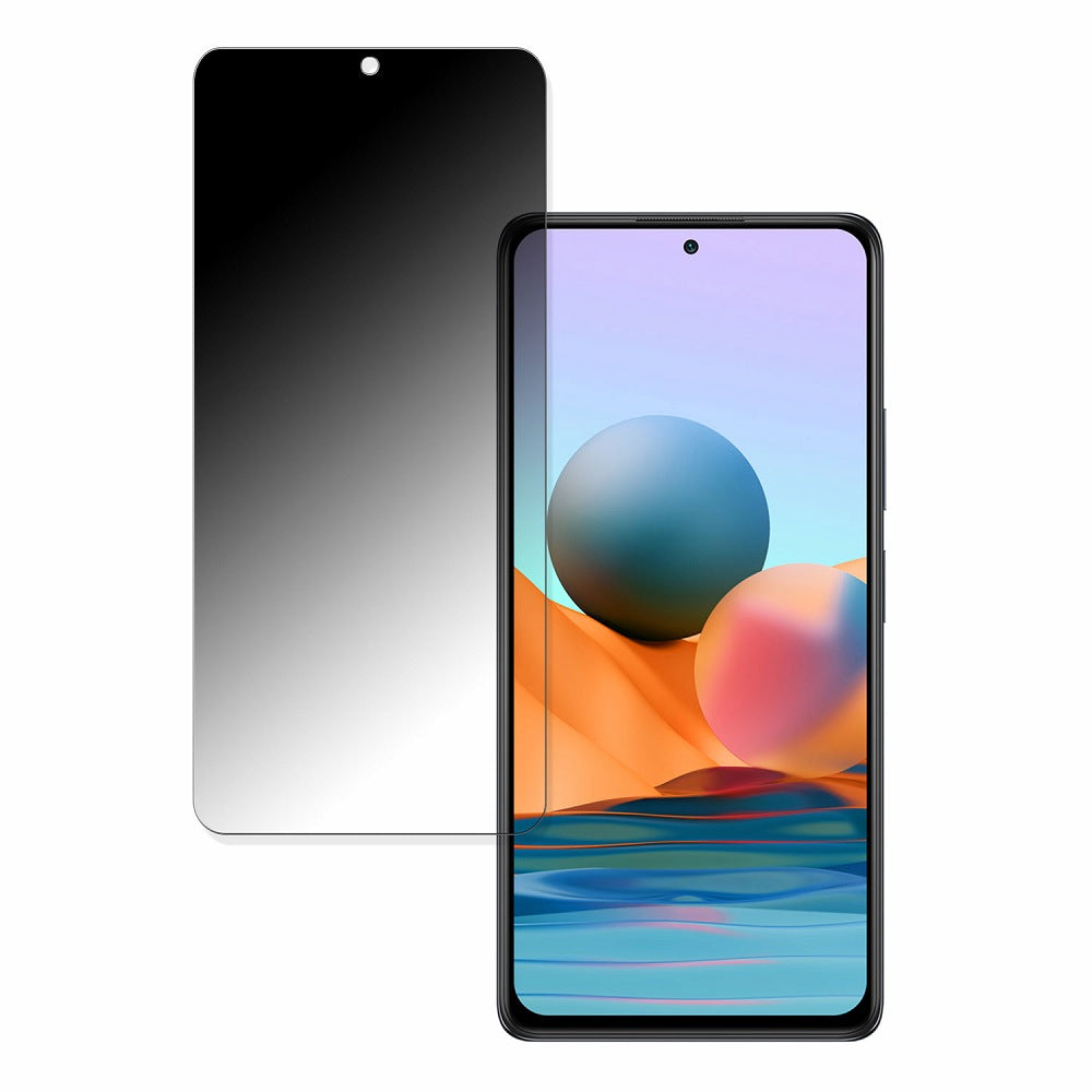 Xiaomi Redmi Note 10 Pro 向けの 【180度 曲面対応】 覗き見防止 ...