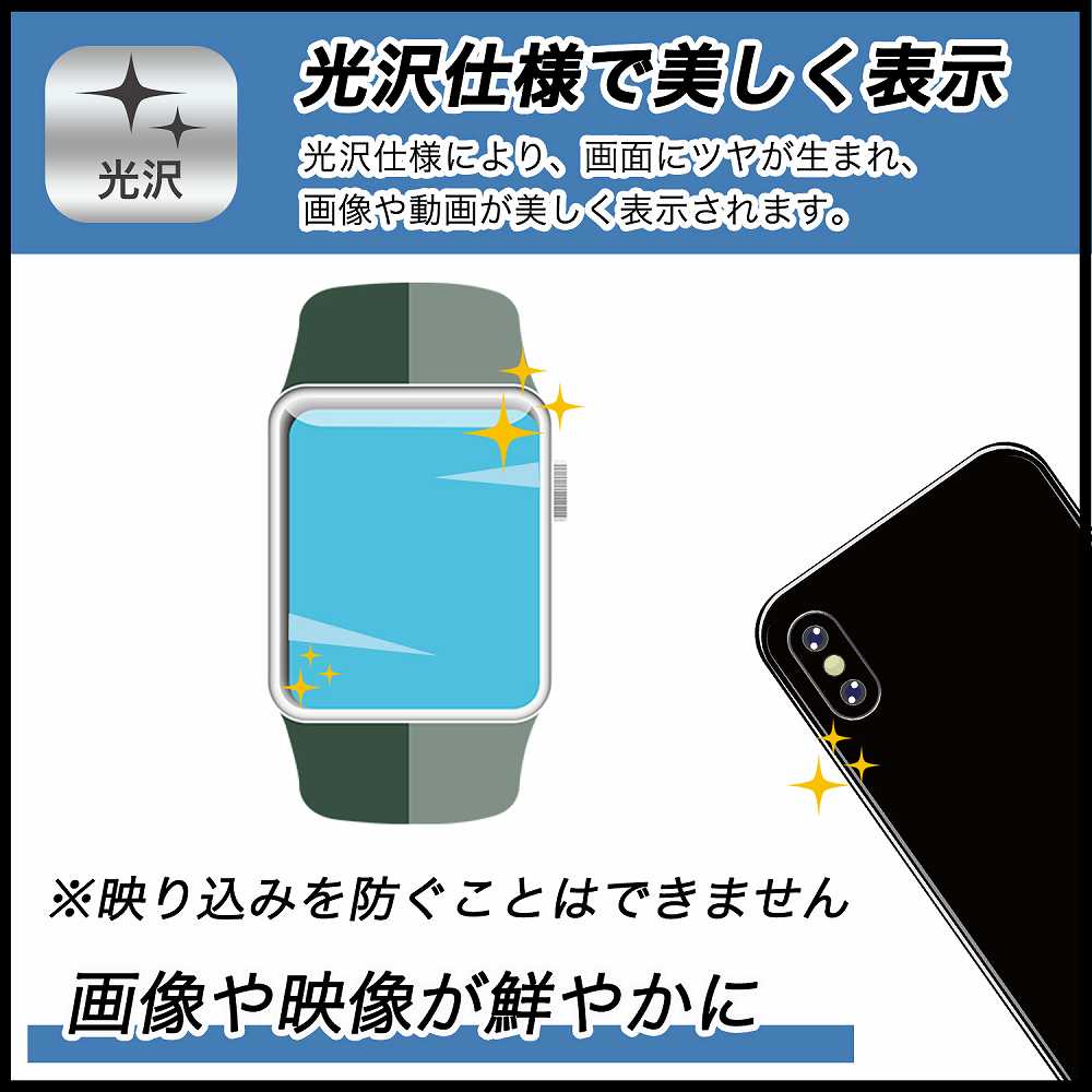 キズ自己修復保護フィルム SGiNO 6 きつい (両面セット) 日本製 自社製造直販